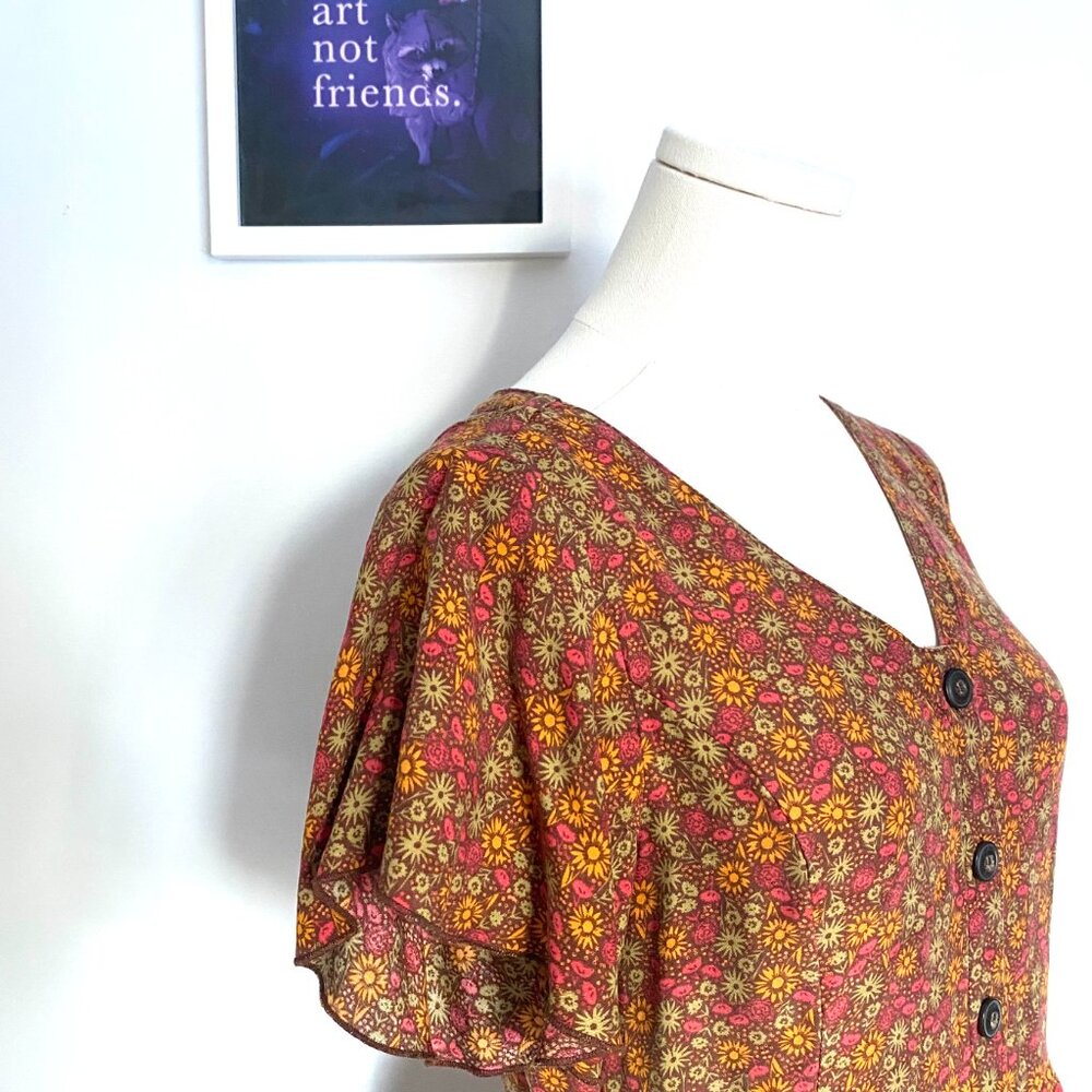Toad & Co. fall colours dress